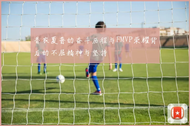 香农夏普的奋斗历程与FMVP荣耀背后的不屈精神与坚持